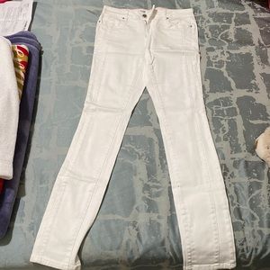 White skinny DKNY Jeans